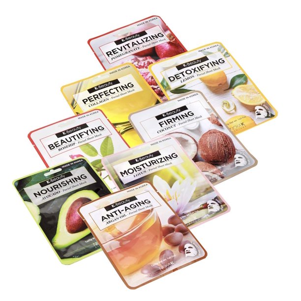 KBeauty Facial Sheet Mask Korea Skin Care Moisturizing FACE 8 Pack