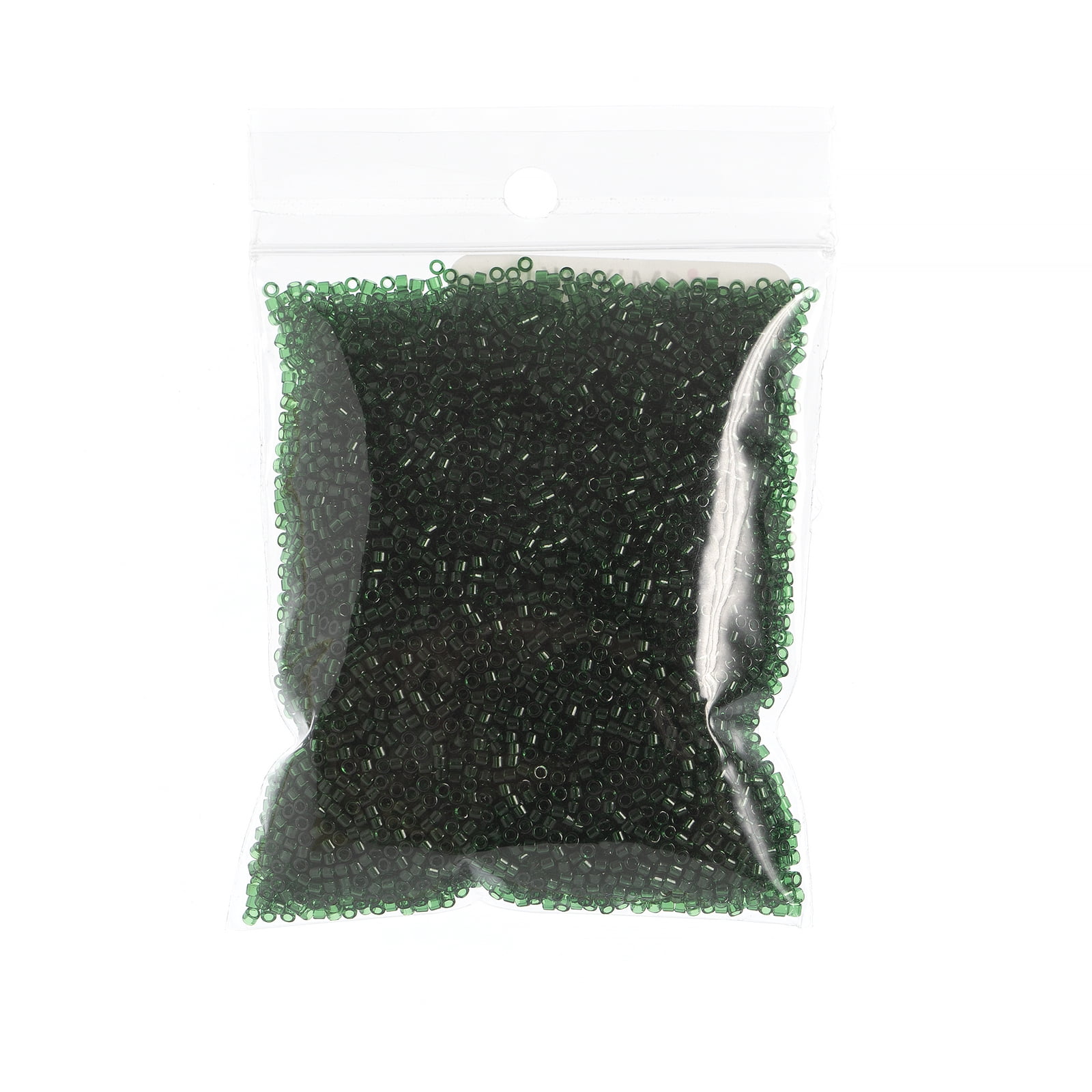 Miyuki Delica 11/0 - Dark Emerald DB0713 - 50gms Bag of Japanese Glass Beads