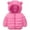 Pink, variant on Curenmufel Winter Jacket for Girls Infant Baby Girls Coats Down Alternative Hoodie Coats Toddler Windproof Lightweight Winter Warm Puffer Jacket Coat Size 18 24 Months (Black,18-24 Months)