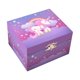 thumbnail image 1 of Unicornio - joyero musical - violeta - regalo ideal para niñas - fosforescente - brilla por la noche, 1 of 5