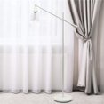 thumbnail image 1 of All the Rages LF1030-WHT Elegant Designs Pivot Arm Floor Lamp with Glass Shade, White, 1 of 4