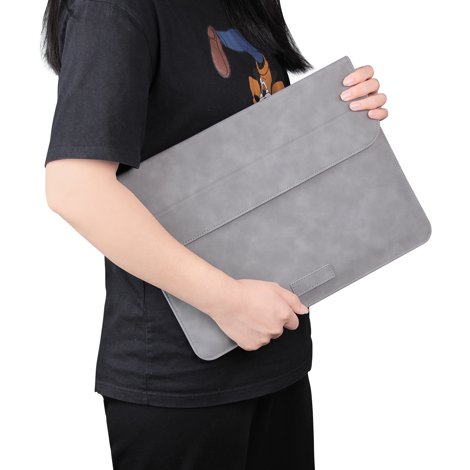 Megoo 14'' Laptop Sleeve Cover Laptop Case with Stand  for MacBook Pro/Air Microsoft Surface Samsung