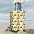 thumbnail image 7 of Gukieu Snail With Mushrooms Print Suitcase Protective Cover, Elastic Zipper Buckle Suitcase Protective Cover, Suitable for Travel, Business Trip-Medium, 7 of 7