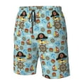 thumbnail image 4 of Logiee funny pirate Print Mens Swim Trunks Quick Dry Board Shorts,Breathable Hawaii Beach Shorts Swimwear Bathing Suits-X-Large, 4 of 6