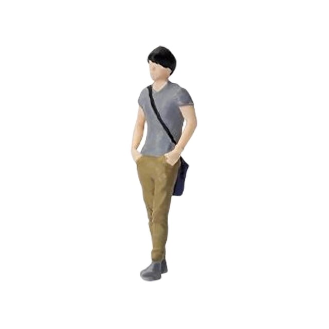 ziyahi Hand Painted 1/64 Men Figures Miniature Train Railway Layout Decoration