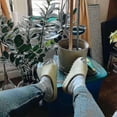 thumbnail image 5 of Plus Size 36-45 Summer Slides Breathable Cool Beach Sandals Flip Flops Fish Mouth Slippers Lightweight Bone White, 5 of 5