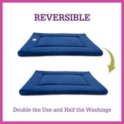 Pet Dreams Dog Crate Pad - Washable Kennel Mat, Crate Pads for Dog Cages, Non-Toxic, Flat Indoor Cat Bed, Fits iCrate 18, 24, 30, 36, 42, 48 Inches Grey, X Small, 18