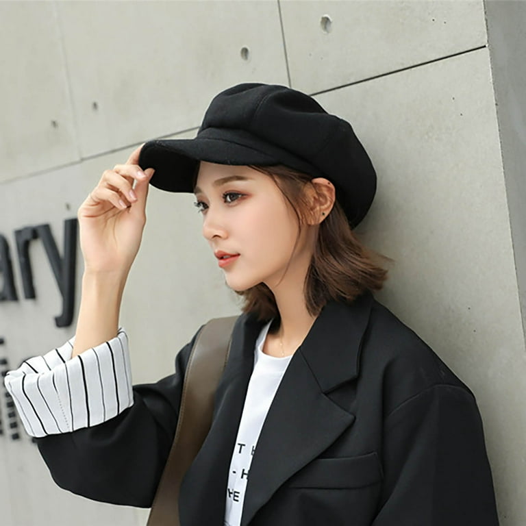 TRUBKH Newsboy Cap Winter Hats for Women Newsboy Hat Flat Caps
