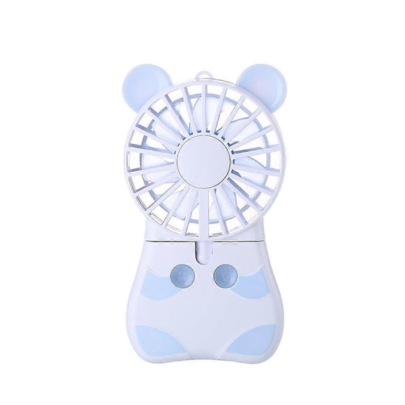 Mini Cooling Fan Personal Handheld Multicolor LED Lights 2 Adjustable Speed for Travel Camping Mini Single Size_Perfect Gift