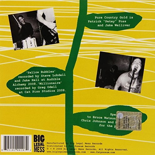 Pure Country Gold - Yellow Bubbles (vinyl)