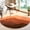 Brunt Orange, variant on Soft Washable Non-Slip Sun and Mountain Circle  Room Rugs,Chic Faux Wool Low-Pile Circular Throw Rugs for Entryway/Bedroom/Nursery/Living Room/Bathroom