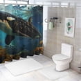 thumbnail image 7 of Orinice Fish Bathroom Decor Set, Colorful Luxurious Graphic Print Polyester Fabric Fashion Shower Curtain Set with Hooks, Home Bathtubs Bathroom Decoration 36x72, 7 of 7