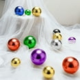 thumbnail image 4 of Uxcell Lot de 1 Boule de Miroir Creuse en Acier Inoxydable 5,4 Pouces 201 pour Maison, Extérieur Rouge Rubis, 4 of 7
