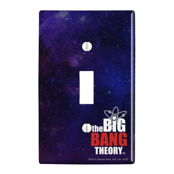 The Big Bang Theory Logo Plastic Wall Decor Toggle Light Switch Plate Cover