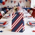 thumbnail image 6 of 4th of July Party Favors 12 Paper Bags with 18 Stickers Patriotic American Flag Snack Stand Up Pouches for Independence Day Treats Gift Wrapping by PALIFEUR, 6 of 7