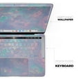thumbnail image 4 of Design Skinz Blurry Opal Gemstone Full-Body Wrap Scratch Resistant Decal Skin-Kit Compatible with MacBook 13" Air (A2179), 4 of 5
