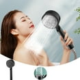 thumbnail image 4 of Xihbxyly Cabezal de Ducha de Mano de Alta Presión, 7 Modos de Rociado, Fácil Instalación, Potente Presión de Agua, Diseño Multifuncional, Ideal para Uso Doméstico, En Gimnasios y Hoteles, para Person, 4 of 7