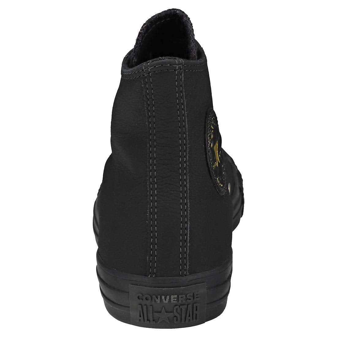 black converse with gold eyelets