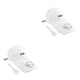thumbnail image 2 of Naiovety Hat fan visor de sol deportes enfriamiento de los deportes de enfriamiento de del ventilador Ajustable al aire libre Senderismo de béisbol blanco 2piezas Naiovety CBP175682, 2 of 6