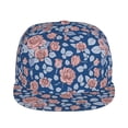 thumbnail image 2 of Fotbe Rose Flowers Flat Bill Visor Cap Classic Snapback Hat Polyester Foam Trucker Hat Trucker Cap Adjustable Baseball Cap, 2 of 9