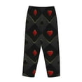 thumbnail image 5 of Balery Red Poker print Women's Pajama Pants,Ultra Lightweight Pjs,Lounge Pant-XX-Large, 5 of 9
