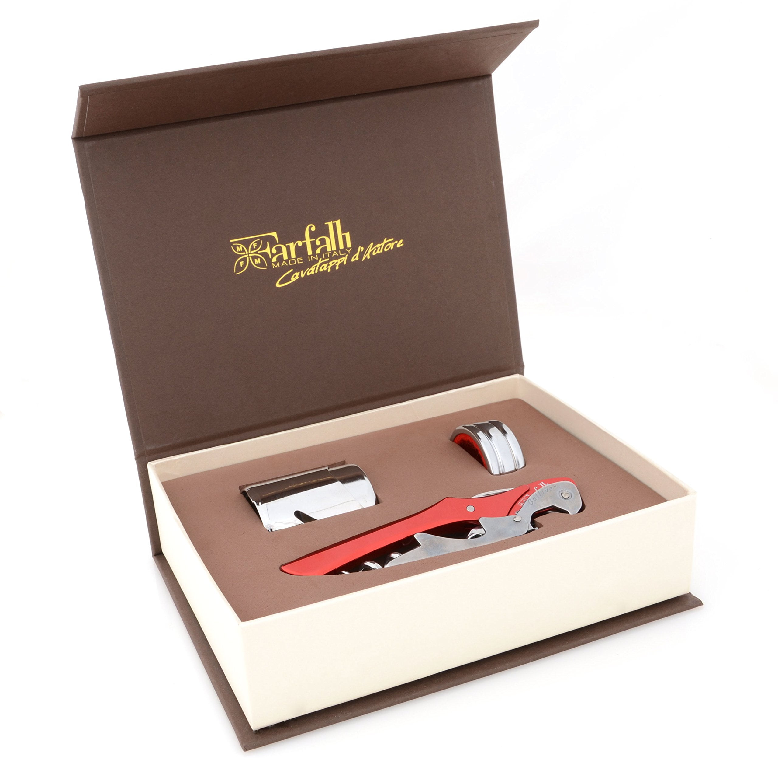 Farfalli UNO 3 Piece Wine Set (Red)