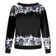 thumbnail image 4 of Sudadera Para Mujer, Sudaderas Con Cuello Redondo, Blusa de Manga Larga Con Estampado de Festival A La Moda, Suéter Informal, Tops, Camisetas de Chándal Odeerbi ODB132803, 4 of 5