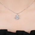 thumbnail image 6 of Jewelrypalace Love Bow 2.2ct Heart Shape Genuine Green Amethyst Pendant 925 Sterling Silver, 6 of 6