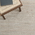 thumbnail image 6 of SAFAVIEH Natural Fiber Kingsley Solid Area Rug, Natural/Ivory, 6' x 6' Round, 6 of 8