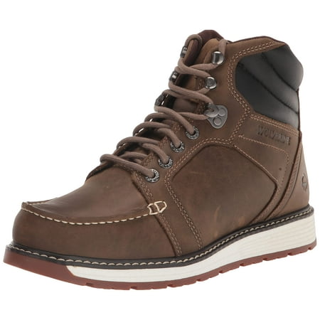 Wolverine Men's Hellcat UltraSpring Moc-Toe Wedge Boot, Gravel, 7