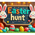 thumbnail image 4 of Colorful Easter Themed Bunny and Egg Decorated Backdrop Banner for Easter Egg Hunt Party Decorations Easter Celebrations Photography Props Spring Events, 4 of 8