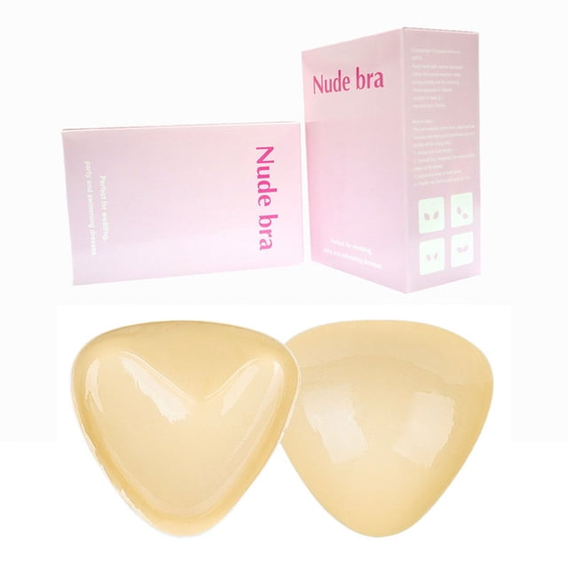 Sujetador push-up invisible fino de verano con pecho grande para mujer, ropa interior sexy sin costuras para la espalda, adhesivo de silicona para el pecho