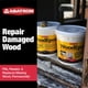 thumbnail image 2 of Wood Filler Abatron WooDePox Kit, 1 litro, adhesivo epoxi de 2 partes, 2 of 9