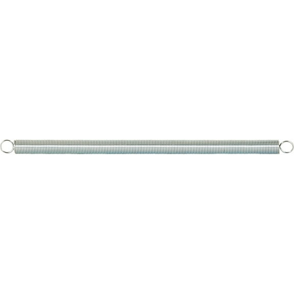 Extension Spring, 1/2 in. x 8-1/2 in. x 0.047 in., Steel, Single Loop, Closed