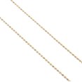 thumbnail image 3 of Cadena Collar Ametrinaa Valentina Estrella Tritono 2mm Unisex 40cm oro Italiano solido 10k, 3 of 5