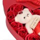 thumbnail image 2 of Heart-shaped soap gift box, home decoration, bright colors, romantic, sweet, bath flower, 2 of 3