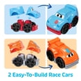 thumbnail image 4 of MEGA BLOKS Build & Race Rig Fisher-Price Toy Blocks with Sounds (16 Pieces) for Toddler, 4 of 7