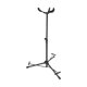 thumbnail image 1 of Soporte de guitarra cabezas Soporte de estante en pie de hierro Soporte de piso acústico de hierro Ukulele Stand for Music Instrument Bajo cabeza de goma negra, 1 of 8
