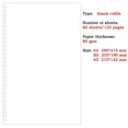 thumbnail image 1 of Refillable A5 Notebook 60 Sheets Loose Leaf Planner For Office School Diary With Gel Pens, 1 of 7