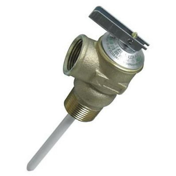 21/2" Water Heater Temperature & Pressure Relief Valve With Setting O