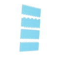 thumbnail image 4 of Cake Scraper Set,4PCS Comb and Icing Smoother Cream Plastic Fondant Modeling Baking Decorating Tools for Dessert Decoration, 4 of 9