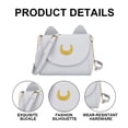 thumbnail image 3 of Moon Cat Wallet Pu Leather Wallet Moon Sailor Bag Handbag Shoulder Bag, 3 of 5