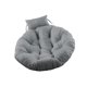 thumbnail image 5 of Cojín colgante para silla de cesta de 90 cm, cojín para silla de huevo para jardín, hogar y cocina. Gris, 5 of 9