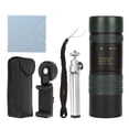 thumbnail image 1 of Telescopio monocular HD con aumento de 8-24X Telescopio militar de alta potencia con soporte para teléfono inteligente y trípode, 1 of 8