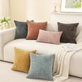 thumbnail image 5 of TAOSON Chenille Throw Pillow Covers 12x20 Inch Set of 2,Thick Textured Slubby Couch Cushion Covers Farmhouse Accent Modern Neutral Decorative Pillow Cases for Couch Sofa Bed Living Room, Rust, 5 of 7