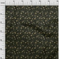 thumbnail image 2 of oneOone Cotton Poplin Black Fabric Leaves & Flower Diy Clothing Quilting Fabric Print Fabric By Yard 56 Inch Wide, 2 of 4