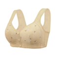 thumbnail image 4 of 1X Bras For Women Charm Daisy Bra Front Snaps Comfortable Coverage 2023 J0B1, 4 of 9