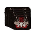 thumbnail image 2 of Laptop Case Protect Sleeve Bag Shockproof Protective Notebook Computer Cover 10 inch, Rock And Roll Guitar Skull Roses, 2 of 7