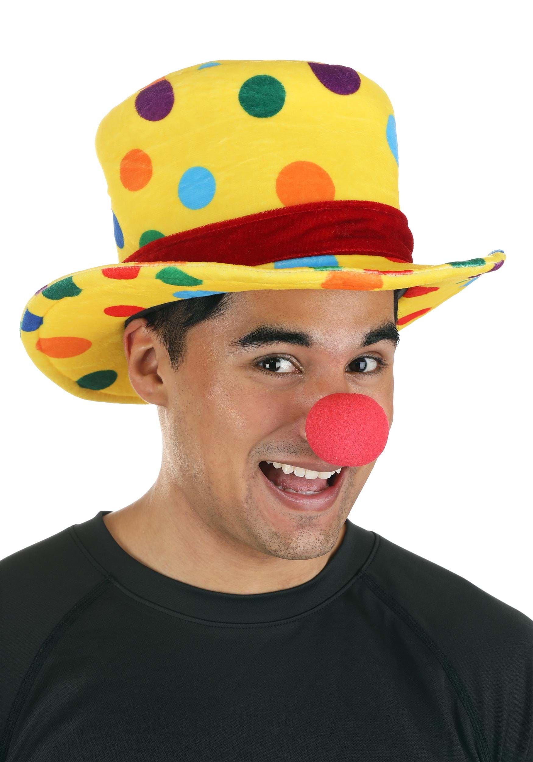 Adult Yellow Clown Top Hat - Walmart.com
