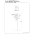 thumbnail image 2 of Kingston Brass KB4003 Fauceture Grid Drain without Overflow  Antique Brass, 2 of 2